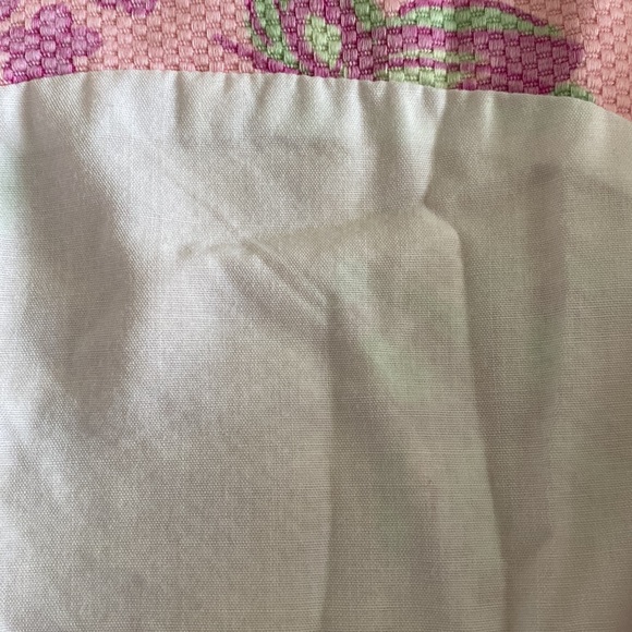 Lilly Pulitzer vintage shift dress white tag pink and green butterflies - Picture 7 of 12